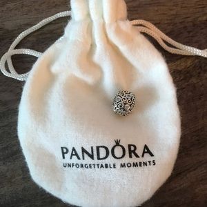 Retired Pandora Abstract Swirl Clip